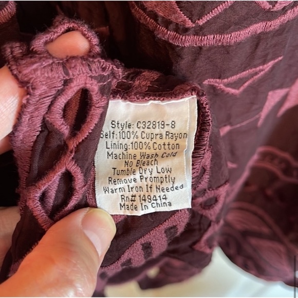 Johnny Was Avery Embroidered Dress - Picture 11 of 11